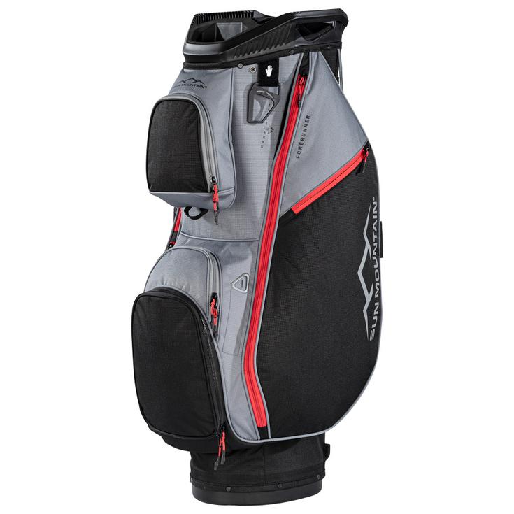 Sun Mountain Sacs chariot serie Forerunner Cart Black Nickel Red Présentation