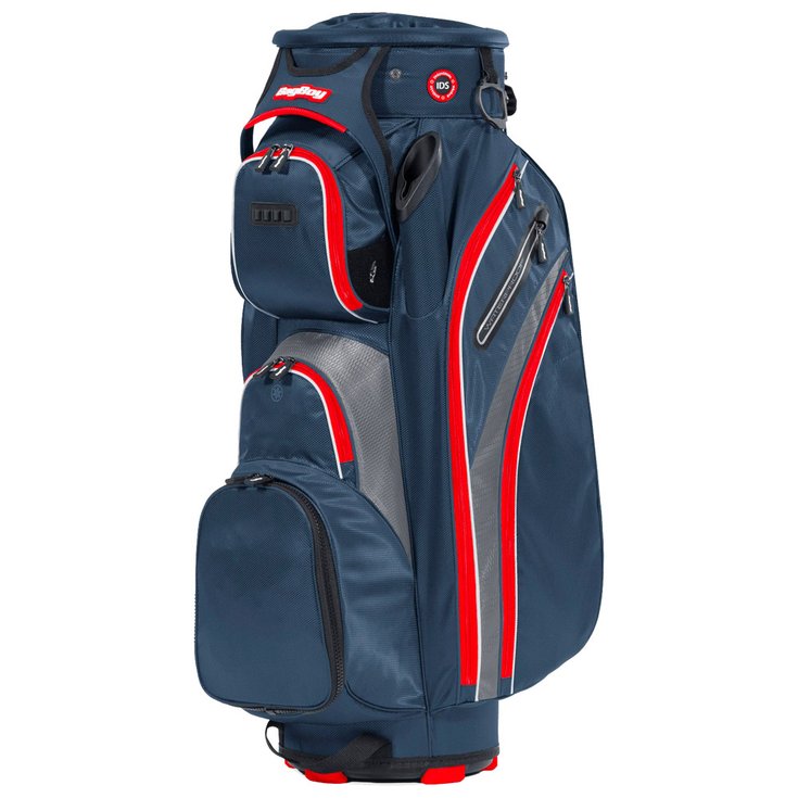 Bag Boy Cartbag (Komplettsatz) Revolver XP Navy Charcoal Red Präsentation
