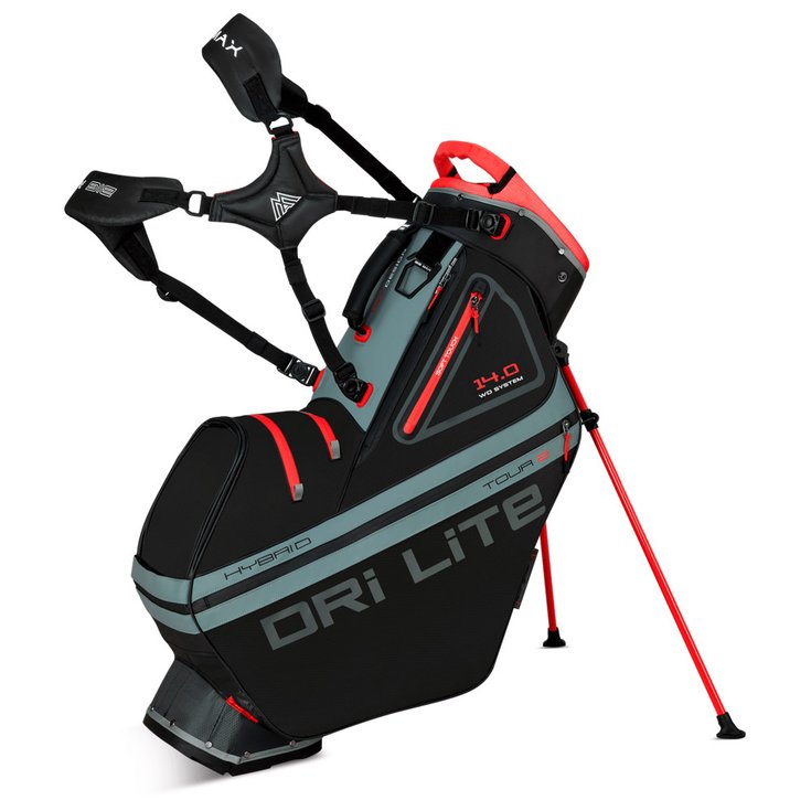Big Max Standbag (Komplettsatz) Drilite Hybrid Tour 2 Black Charcoal Red Präsentation