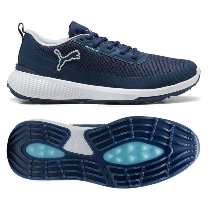 Puma Golf Schuhe ohne Spikes Gruve Sport Deep Navy Ash Gray Präsentation