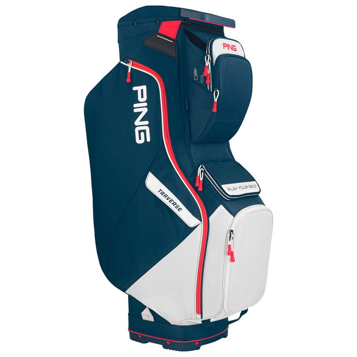 Ping Sacs chariot serie Traverse 214 Navy White Red Présentation