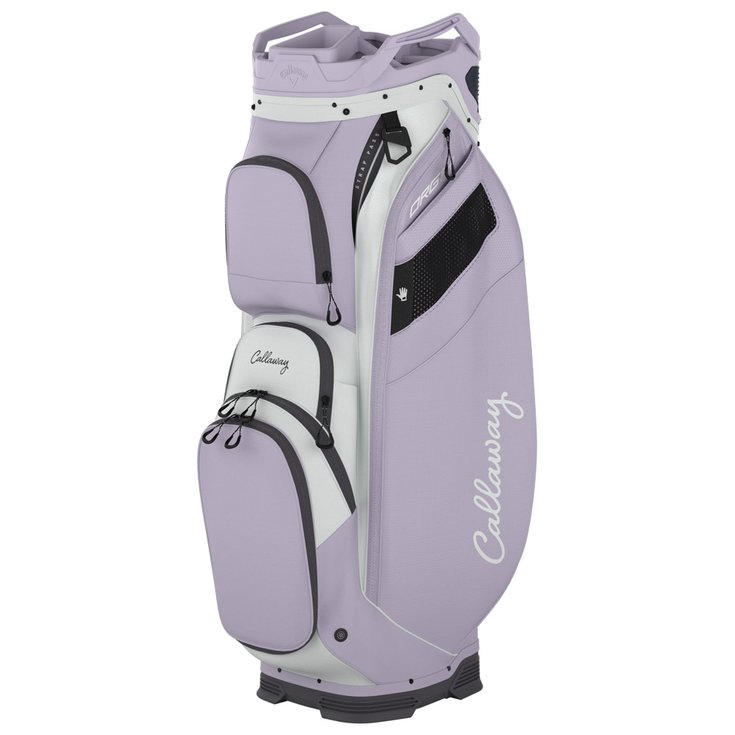 Callaway Golf Cartbag (Komplettsatz) ORG 14 Silver Orchid Petal Präsentation