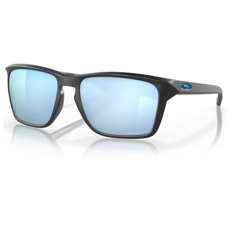 Oakley Sonnenbrille Sylas XL Matte Black Prizm Deep Water Polarized Präsentation