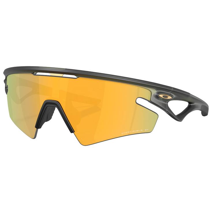 Oakley Sonnenbrille Sphaera Slash Matte Olive Ink Prizm 24k Polarized Präsentation