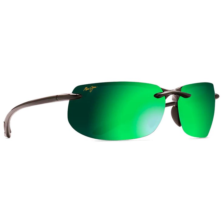 Maui Jim Lunettes de soleil Banyans Noir Brillant MauiGreen MauiBrilliant Présentation