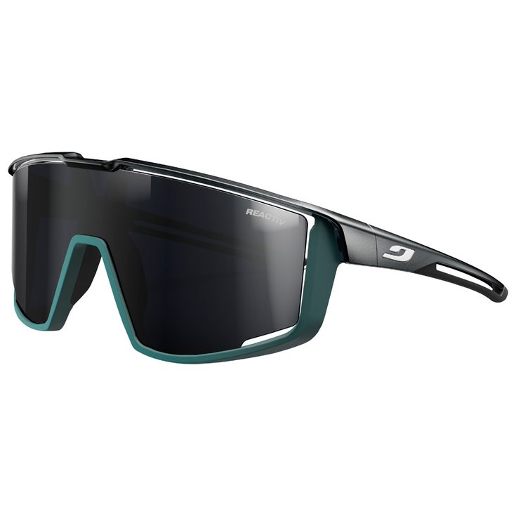 Julbo Sonnenbrille Fury Translucide Brillant Noir Vert Mat Reactiv 0-3 Präsentation