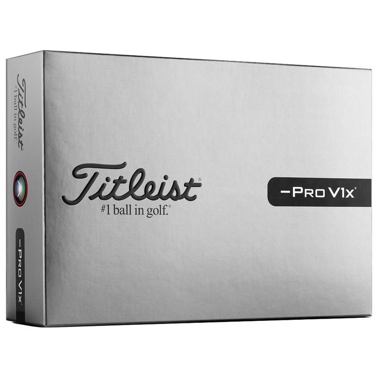 Titleist Neue Golfbälle Pro V1x Left Dash Loyalty - 4 Douzaines White Präsentation