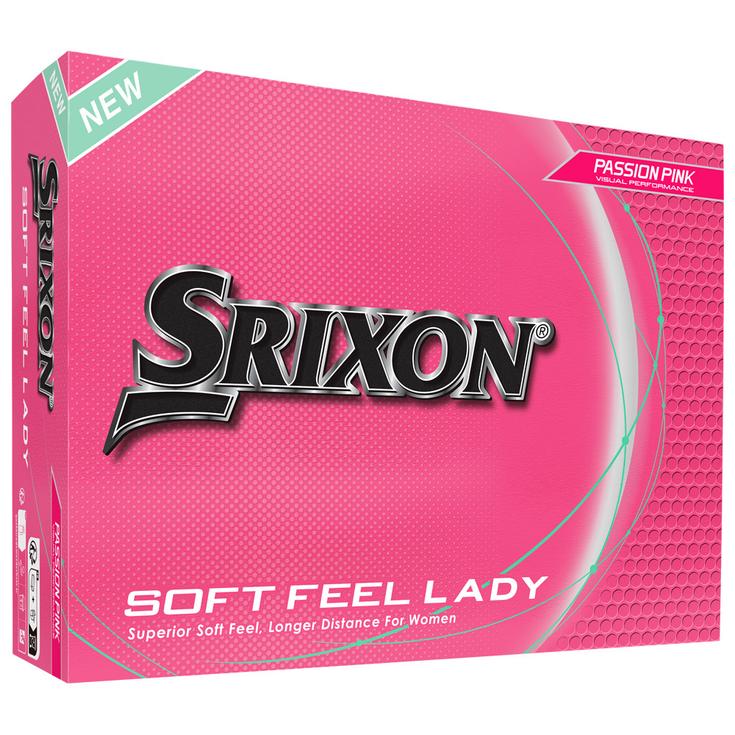 Srixon Neue Golfbälle Soft Feel Lady 9 Passion Pink Präsentation