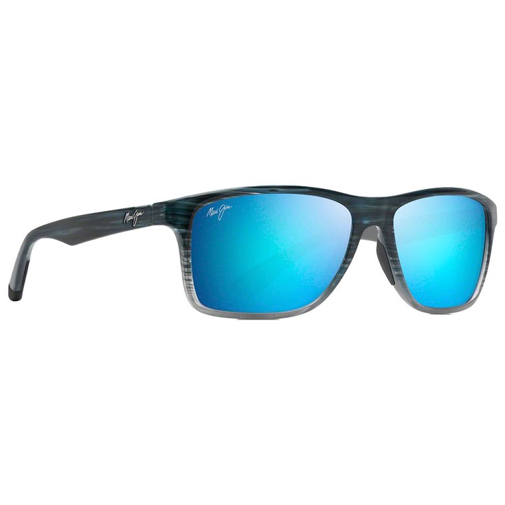 Maui Jim Sonnenbrille Onshore Bleu Noir Dégradé Bleu Hawaï Minéral SuperThin Präsentation