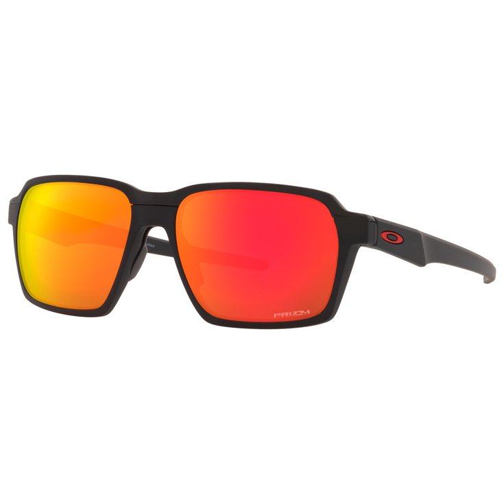Oakley Sonnenbrille Parlay Matte Black Prizm Ruby Präsentation