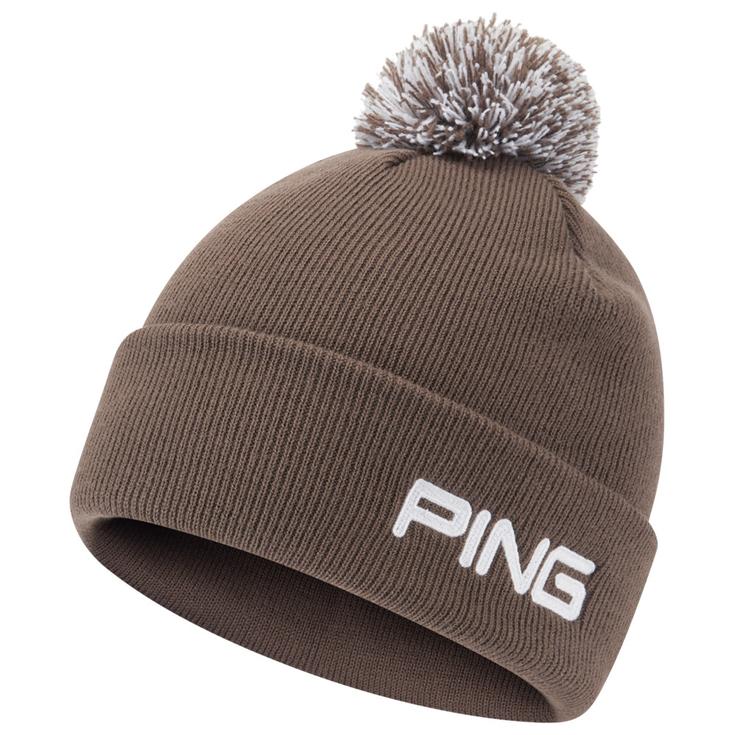 Ping Bonnet Cresting Knit Coffee Présentation