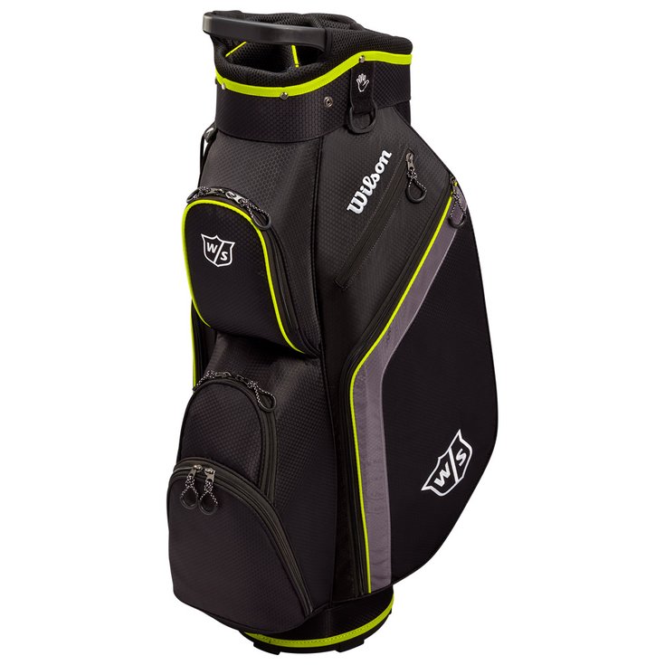 Cartbag Komplettsatz Wilson Staff Lite Cart Black Citron Sommer 2023 Monsieurgolf