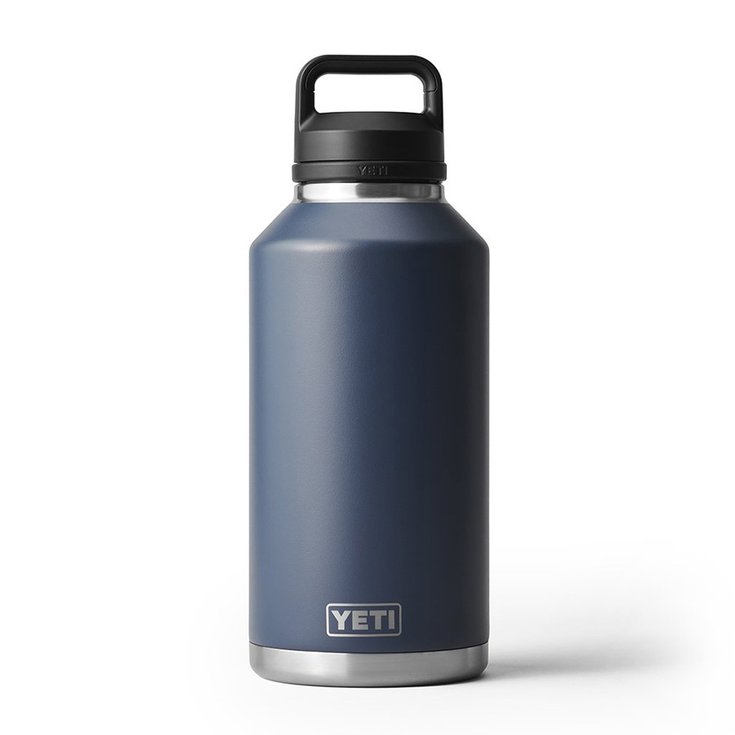Yeti Trinkflasche Rambler 64 Oz (1,9L) Navy Profilansicht