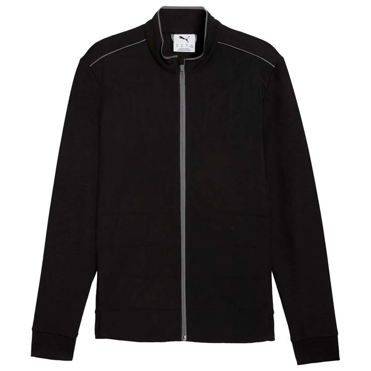 Puma Golf Jacke Cloudspun Fleece Hybrid Jacket Black Präsentation
