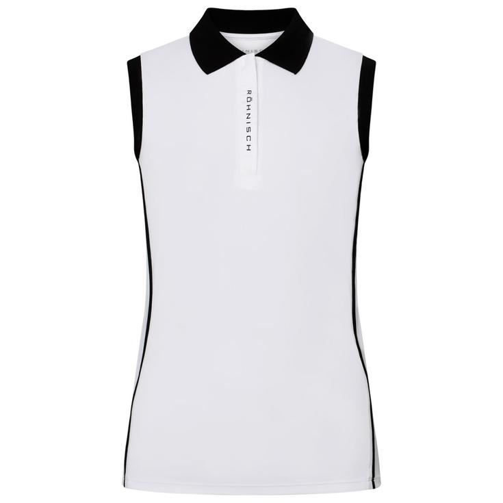 Rohnisch Polohemde Ultra Viola Uv Sleeveless White Präsentation Rohnisch Polohemde Ultra Viola Uv Sleeveless White Präsentation