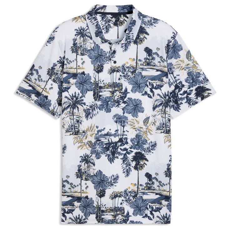 Puma Golf Cloudspun Palm White Glow Deep Navy 