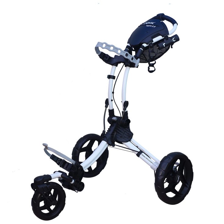 ClicGear Chariots manuels 3 roues RV1S Swivel Arctic Black Présentation