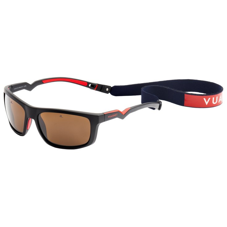Vuarnet Sonnenbrille Allpeaks Matte Black Red Eclipse Präsentation