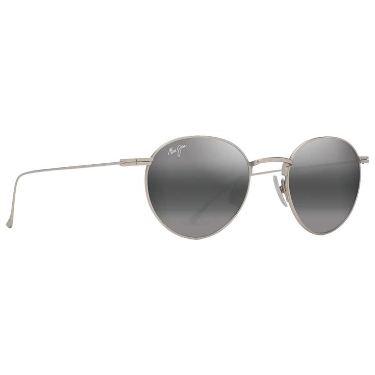 Maui Jim Sonnenbrille Ka'apeha Matte Silver Neutral Grey MauiBrilliant Präsentation