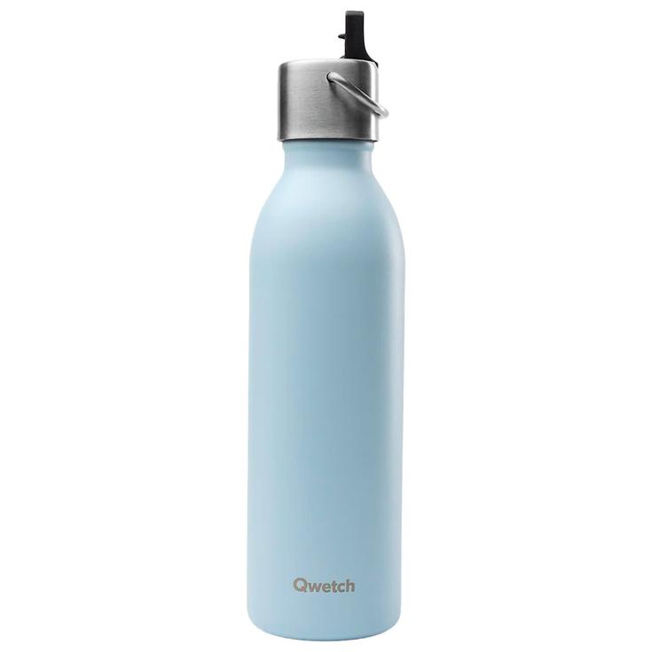 Qwetch Trinkflasche Active 600 ml (Bouchon Sport) Matt Pastel Bleu Präsentation