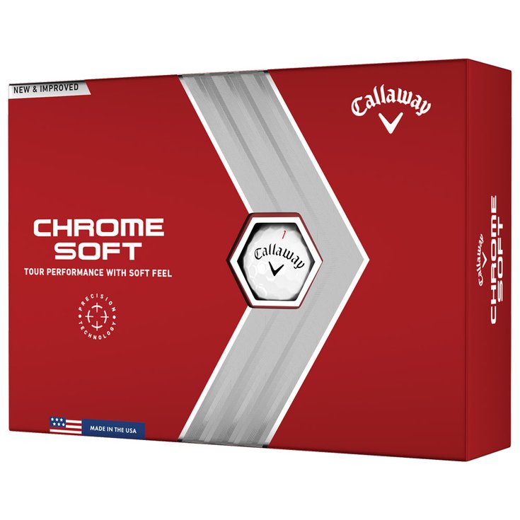 Callaway Golf Neue Golfbälle Chrome Soft White Präsentation