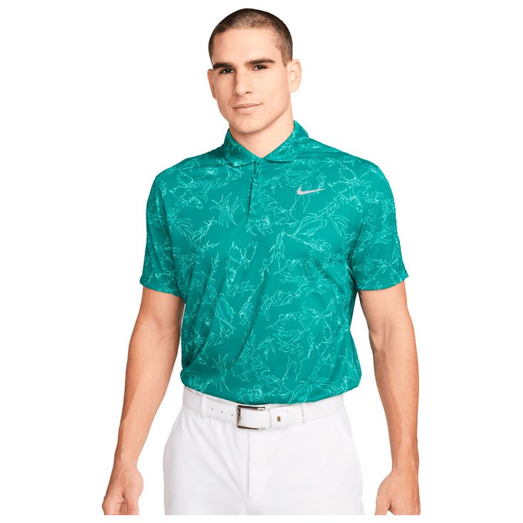 teal nike golf shirt