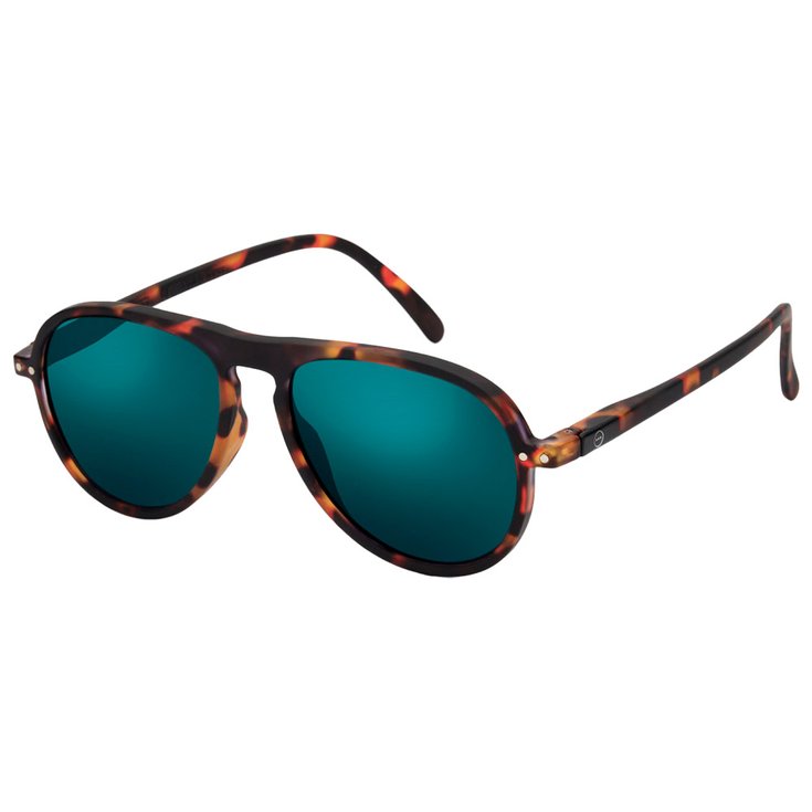 Izipizi Sonnenbrille Sun #I Tortoise Soft Blue Mirror Präsentation