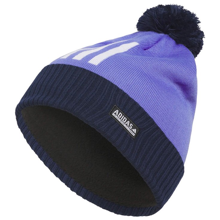 adidas Bonnet M Pom 3S Beanie Cobalt Blue Présentation