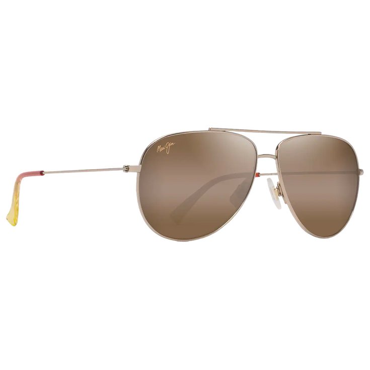 Maui Jim Sonnenbrille Hauoli Doré Clair Brillant Orange Jaune Bronze Hcl MauiPure Präsentation