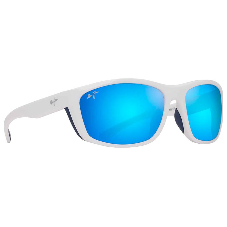 Maui Jim Sonnenbrille Nuu Landing Blanc Blue Hawaii Mineral Superthin Präsentation