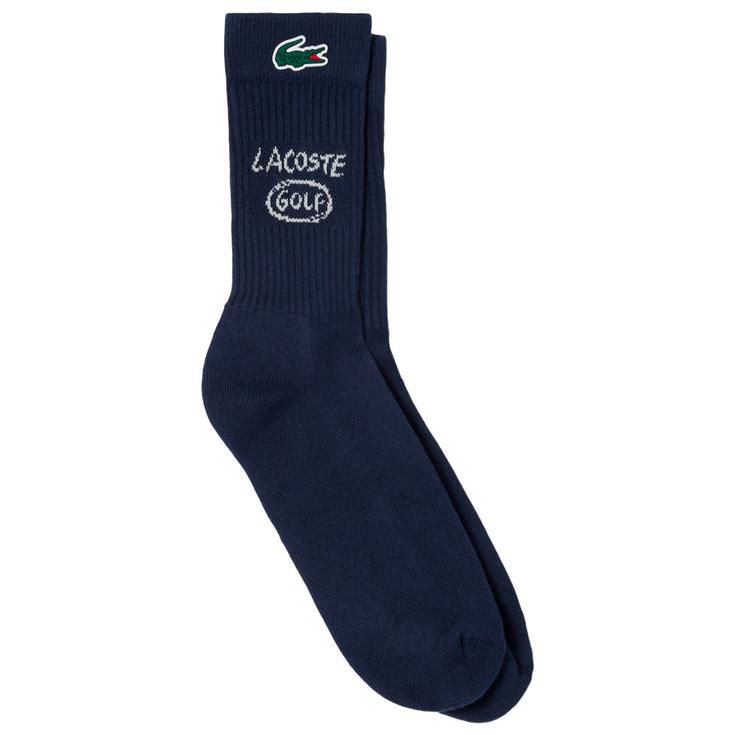 Lacoste Bouclé Cotton Navy Blue Flour 