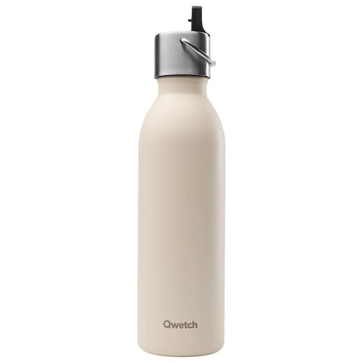 Qwetch Trinkflasche Active 600 ml (Bouchon Sport) Matt Sable Präsentation Qwetch Trinkflasche Active 600 ml (Bouchon Sport) Matt Sable Präsentation