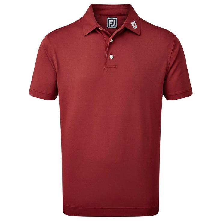 Footjoy Polo Stretch Pique Solid Maroon Présentation