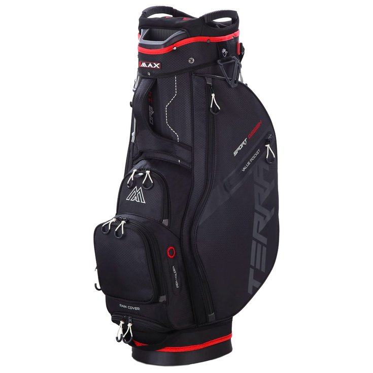 Big Max Cartbag (Komplettsatz) Terra Sport Black Red Präsentation