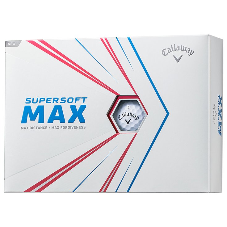 Callaway Golf Balles neuves Supersoft Max White - Sans Präsentation