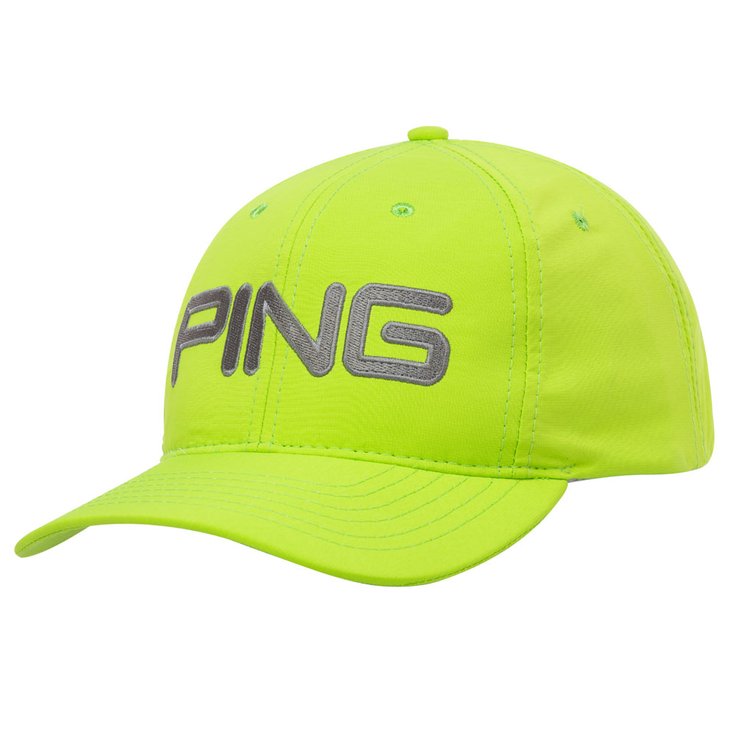 Ping Casquettes Ping Lite Brights Eletric Lime Grey - AJUSTABLE Présentation