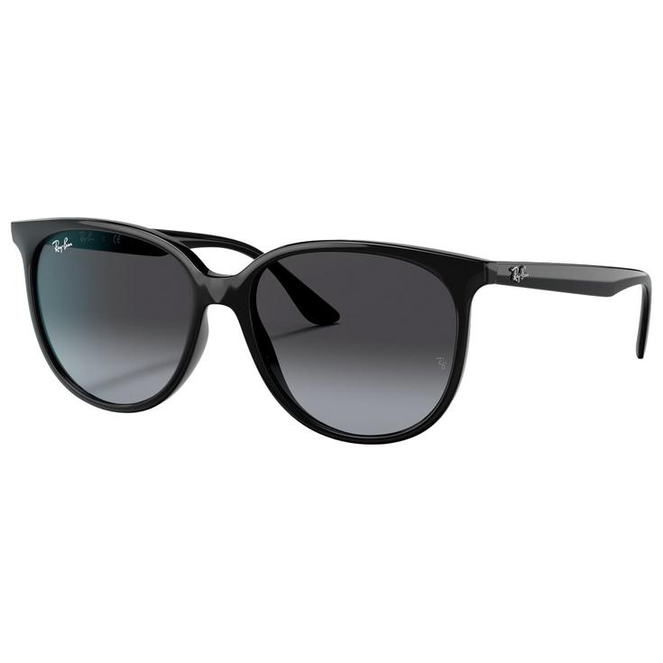 Ray Ban Lunettes de soleil RB4378 Polished Black Gradient Grey Présentation