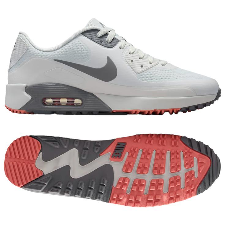 Nike Schuhe ohne Spikes Air Max 90 G Photon Dust Pencil Point Red Präsentation
