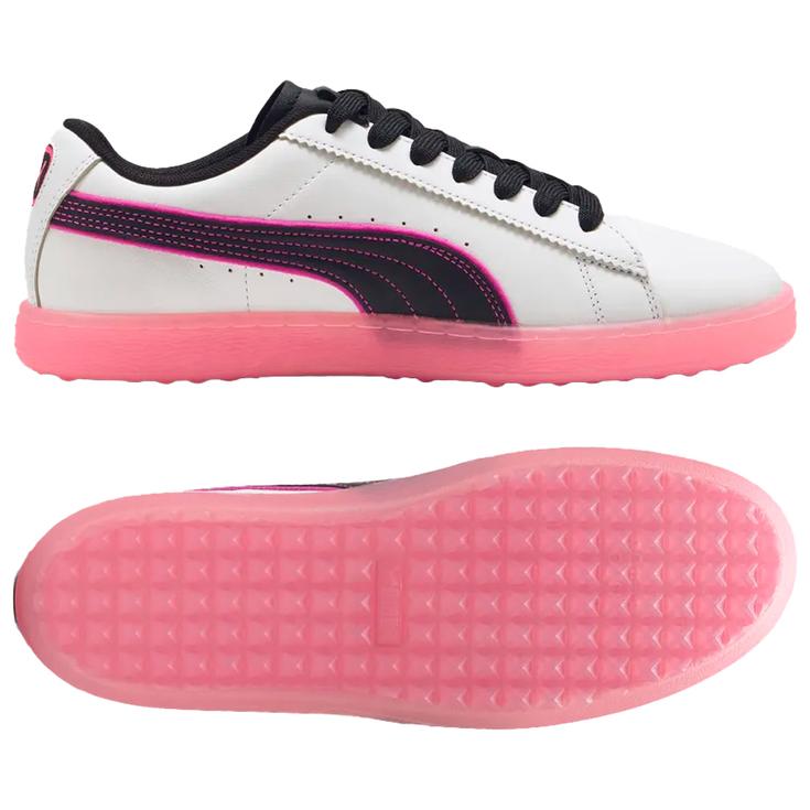 Puma Golf Puma X Ptc Suede G White Glowing Pink 