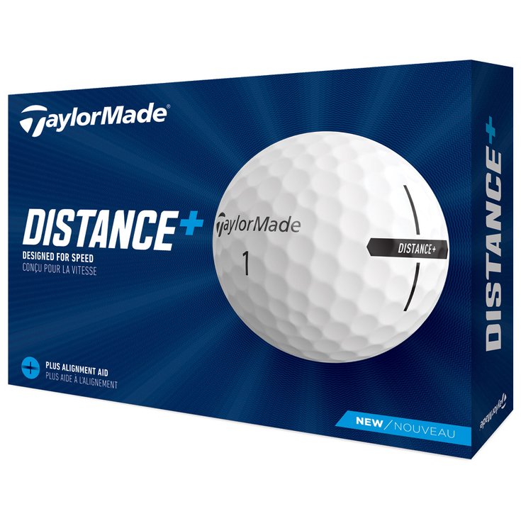 Taylormade Balles neuves Distance+ White Présentation