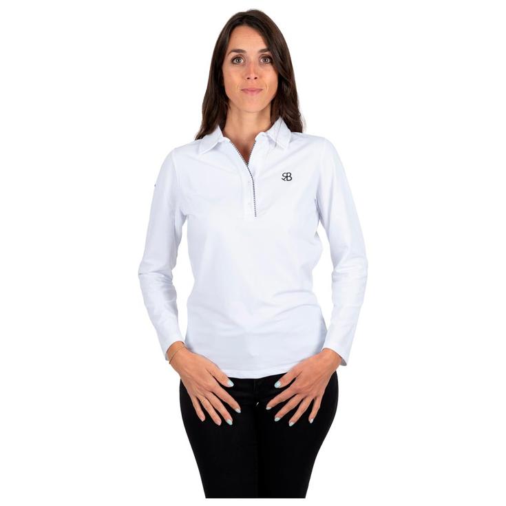 Chiberta Polo Clemence Blanc Présentation