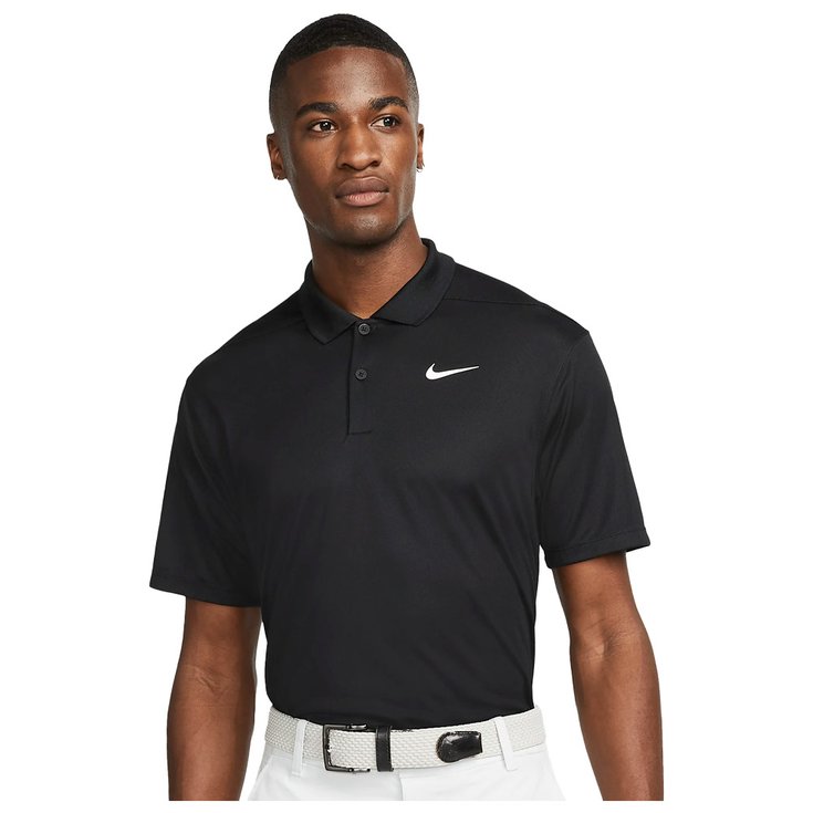 Nike Polo Dri-Fit Victory Black White Présentation