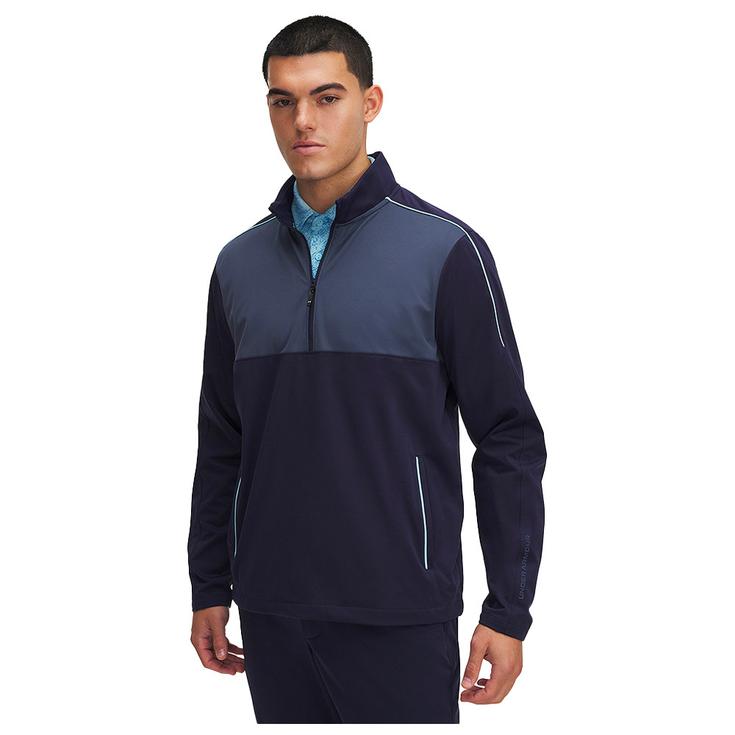 Under Armour Regenjacke Drive Wind Half Zip Midnight Navy Downpour Gray Präsentation