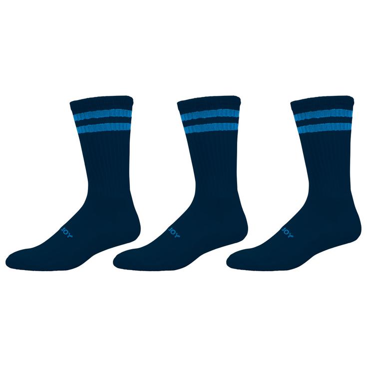 Footjoy Socken Comfortsof Crew 3 Pairs Navy Präsentation