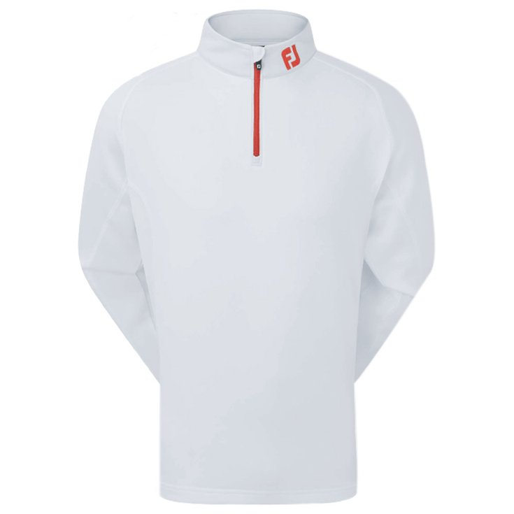 Footjoy Pull Chill Out Zip White Red Präsentation