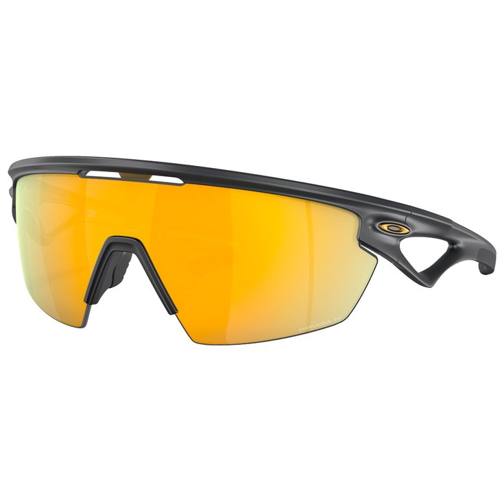 Oakley Sonnenbrille Sphaera Matte Carbon Prizm 24k Polarized Präsentation