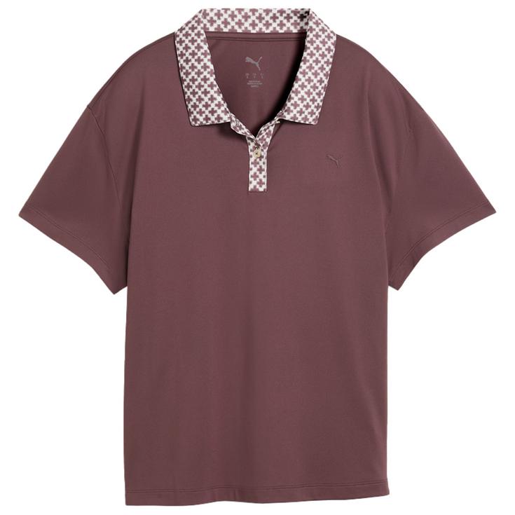 Puma Golf Polohemde W Ezra Solid SS Rich Cocoa Präsentation