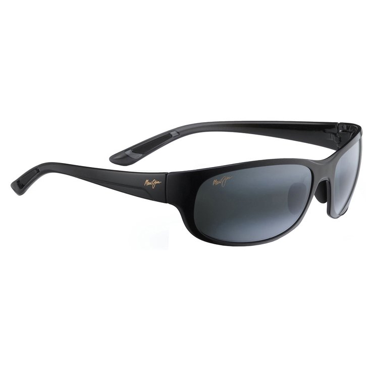 Maui Jim Sonnenbrille Twin Falls Noir Brillant Gris Neutre Präsentation