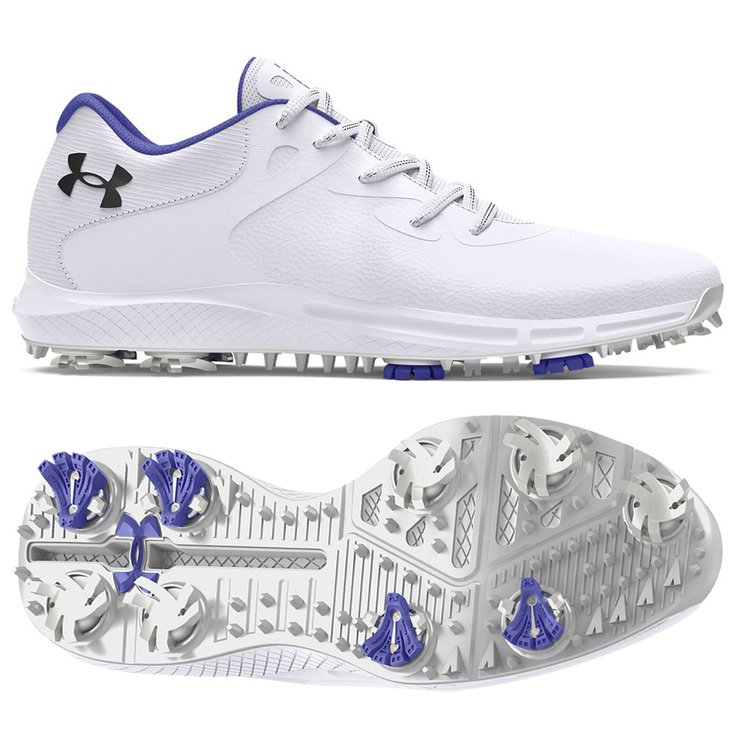 Under Armour Schuhe mit Spikes Women Charged Breathe 2 SL White Starlight Metallic Präsentation