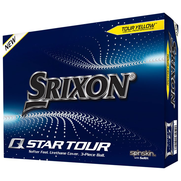 Srixon Balles neuves Q-Star Tour 4 Yellow Présentation